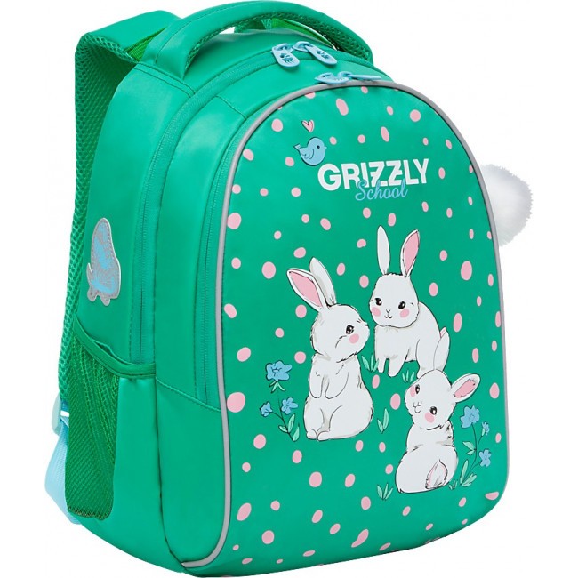 Рюкзак Grizzly RG-168-4 зеленый - фото №2