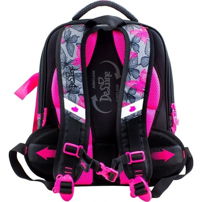 Школьный рюкзак для девочки DeLune 7 Цветок и бабочки - фото №7