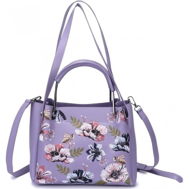 Женская сумка OrsOro DW-858 Фиолетовый - фото №1