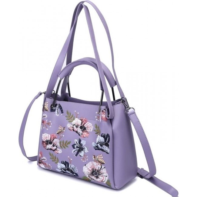 Женская сумка OrsOro DW-858 Фиолетовый - фото №2