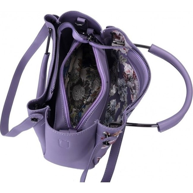 Женская сумка OrsOro DW-858 Фиолетовый - фото №4