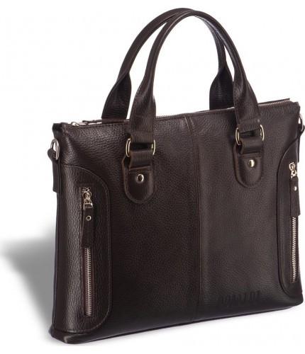 Сумка для документов Brialdi Abetone Relief brown Коричневый- фото №1