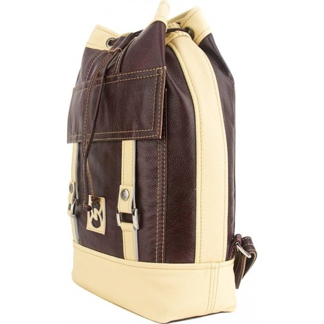 Рюкзак Sofitone RM 001 C4-A2 Вишневый (коричневый) - Слоновая Кость - фото №2