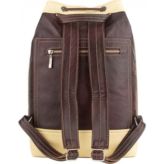 Рюкзак Sofitone RM 001 C4-A2 Вишневый (коричневый) - Слоновая Кость - фото №4