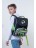 Рюкзак школьный с мешком Grizzly RAm-285-2 черный-салатовый - фото №11