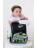 Рюкзак школьный с мешком Grizzly RAm-285-2 черный-салатовый - фото №12