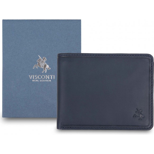 Бумажник Visconti PLR72 Segesta Синий Blue - Orange - фото №6