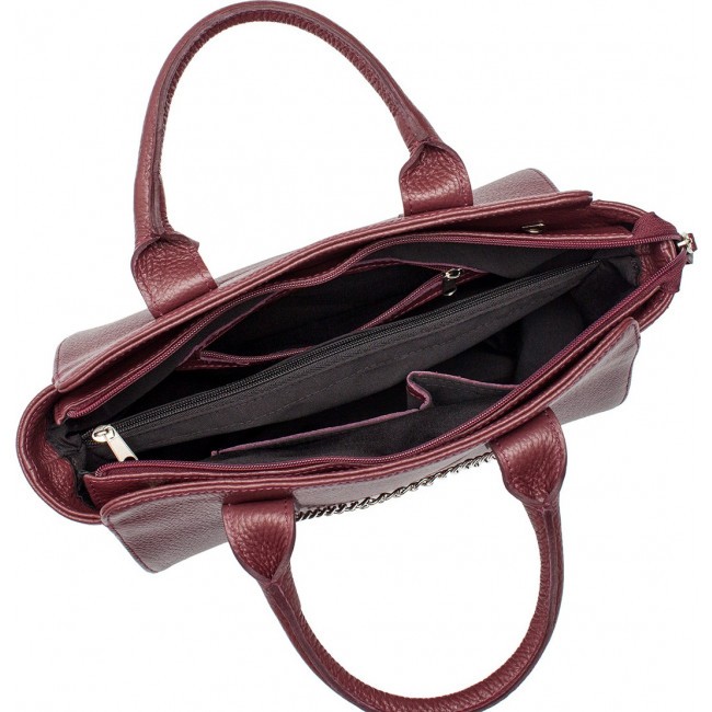 Женская сумка Lakestone Leda Бордовый Burgundy - фото №6