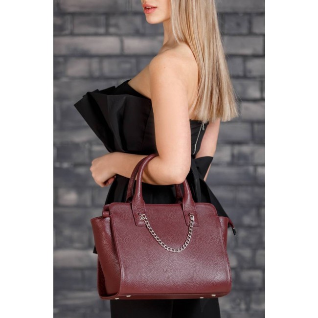 Женская сумка Lakestone Leda Бордовый Burgundy - фото №8
