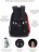 Рюкзак школьный Grizzly RB-259-1 черный-красный-серый - фото №3