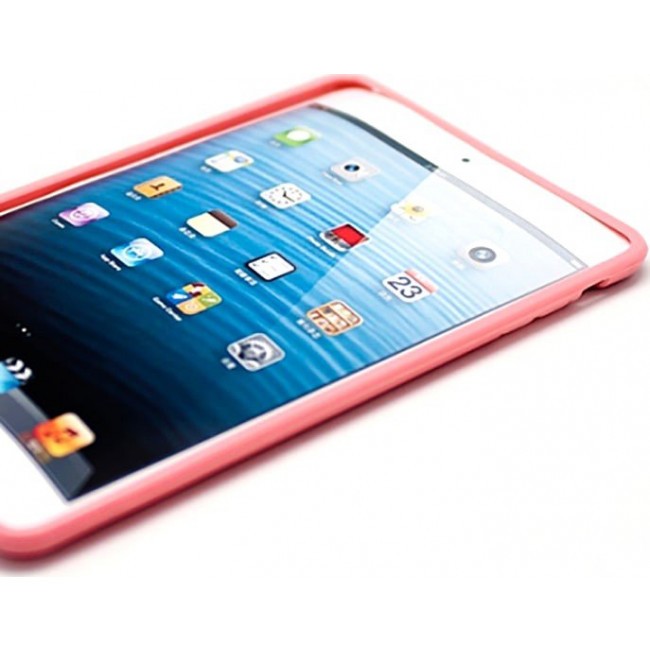 Чехол для планшета Kawaii Factory Чехол для iPad mini "Delicate Rainbow" Ярко-розовый - фото №3