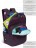 Рюкзак Grizzly RX-114-1 фиолетовый - фото №7