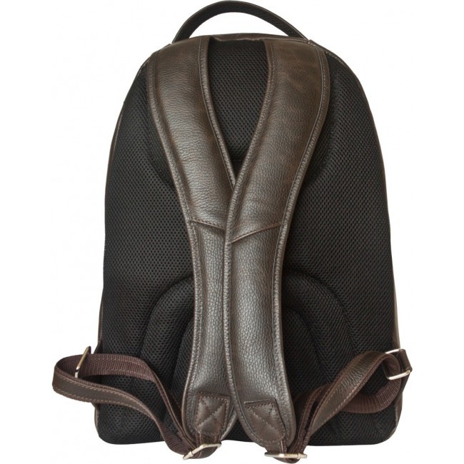 Кожаный рюкзак Carlo Gattini Coltaro 3070-04 Темно-коричневый Brown - фото №3