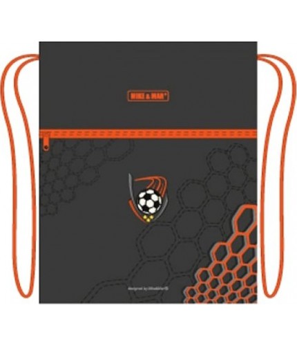 Мешок для обуви Mike&Mar Shoes Bag Футбол Серо-Оранжевый- фото №1