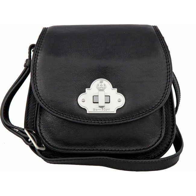 Женская сумка через плечо Gianni Conti 913172 black Черный - фото №2