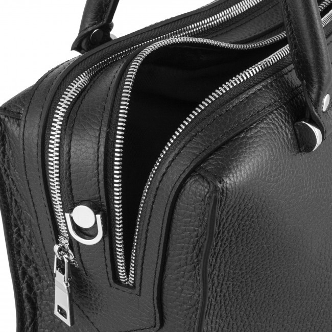 Женская сумка Sergio Belotti 6455 black Napoli Черный - фото №3
