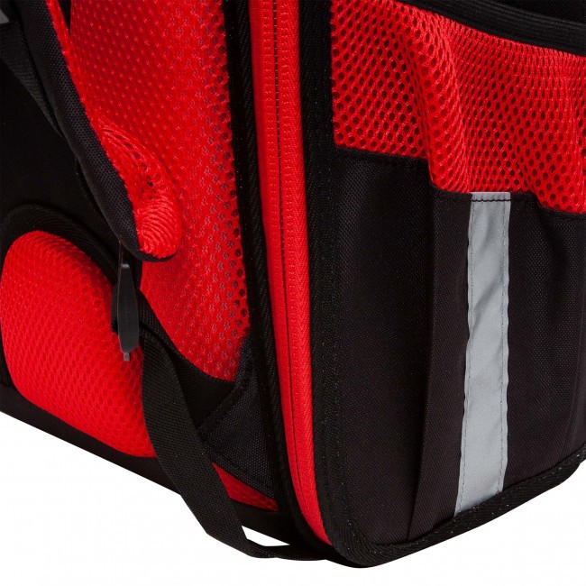 Рюкзак школьный Grizzly RAl-295-1 черный-красный - фото №9