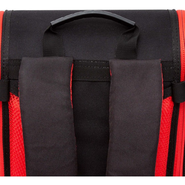 Рюкзак школьный Grizzly RAl-295-1 черный-красный - фото №11