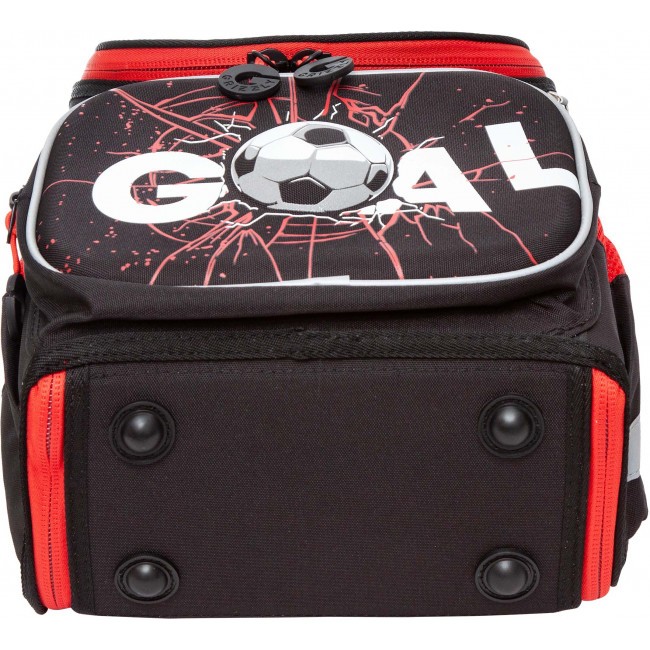 Рюкзак школьный Grizzly RAl-295-1 черный-красный - фото №4