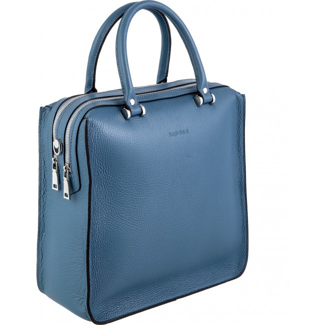Женская сумка Sergio Belotti 6455 blue steel Napoli Синий - фото №1