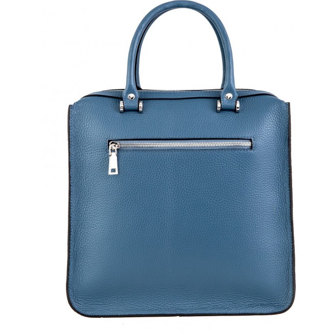 Женская сумка Sergio Belotti 6455 blue steel Napoli Синий - фото №4