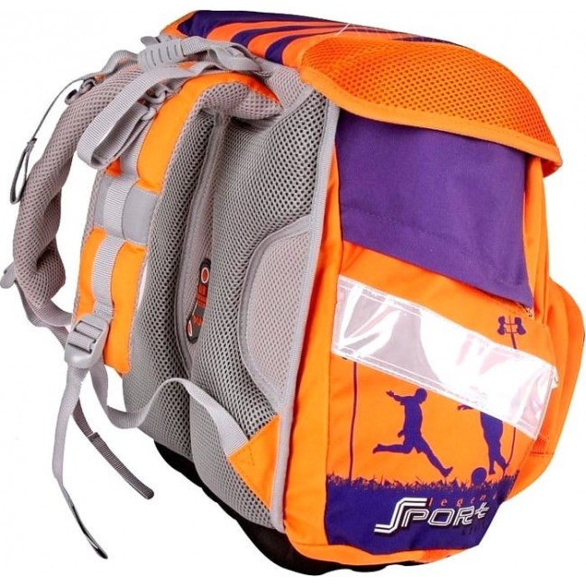 Рюкзак Polar Д1201 Футбол (оранжевый) - фото №2