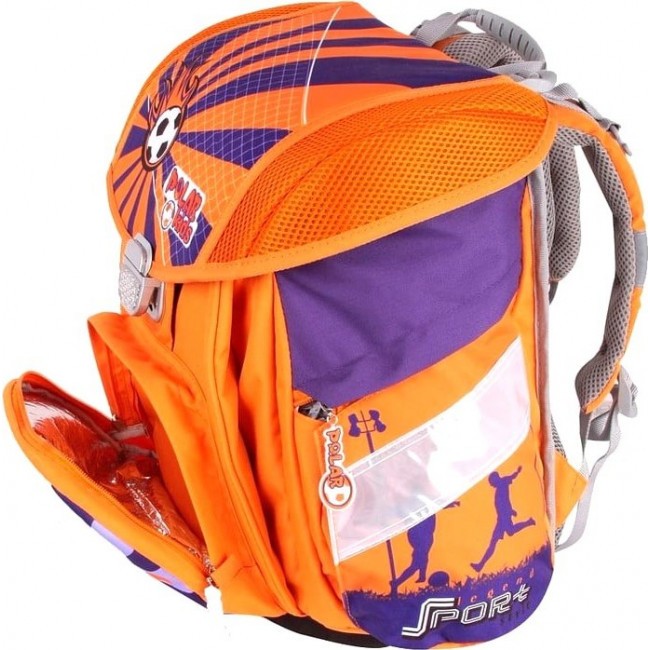 Рюкзак Polar Д1201 Футбол (оранжевый) - фото №8