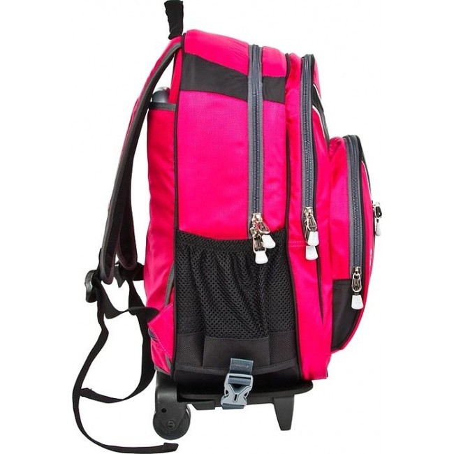 Рюкзак на колесах для 1-4 класса Polar П382 Розовый - фото №2