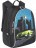 Школьный рюкзак для подростка Grizzly RS-734-1 машинка Черный - салатовый - фото №2
