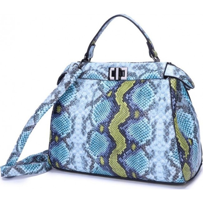 Женская сумка OrsOro DW-859 Сине-зеленый - фото №2