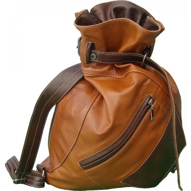 Женский рюкзак на плечо Sofitone RL 005 B5-B8 Рыжий - Коричневый - фото №6