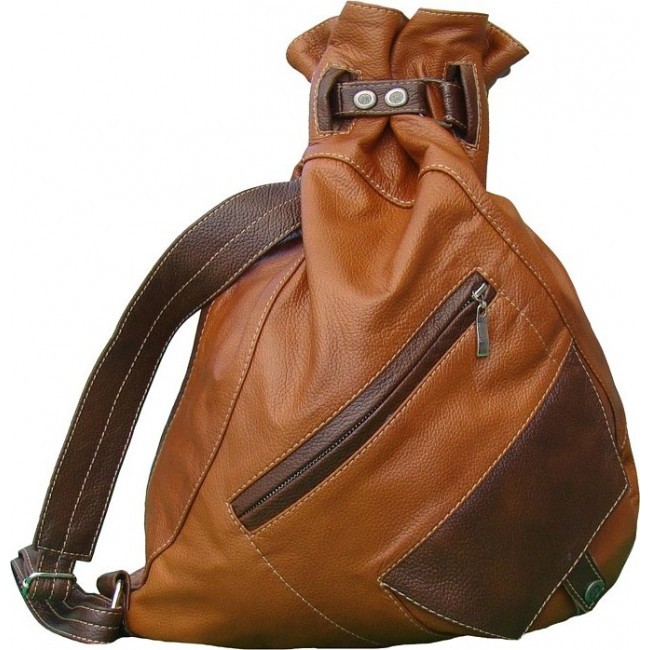 Женский рюкзак на плечо Sofitone RL 005 B5-B8 Рыжий - Коричневый - фото №1