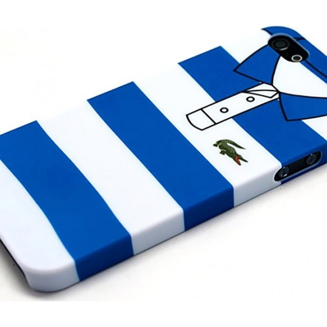 Чехол для iphone Kawaii Factory Чехол для iPhone 5/5s серия "Sports shirt" Blue and white stripes - фото №3