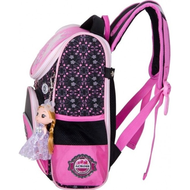 Рюкзак Across ACR19-291 Цветочки (розовый) - фото №2