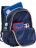 Школьный рюкзак с мешком Grizzly RB-158-1 синий - фото №5
