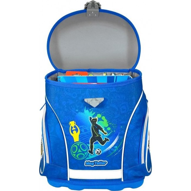 Рюкзак Mag Taller  J-flex с наполнением Футбол (синий) - фото №7