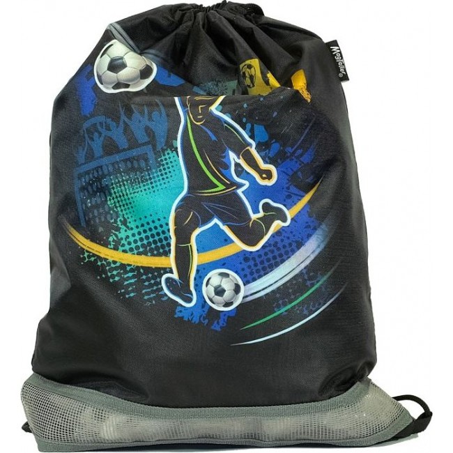 Рюкзак Mag Taller  J-flex с наполнением Футбол (синий) - фото №11