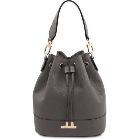 Кожаная сумка Tuscany Leather TL Bag TL142146 Серый - фото №1