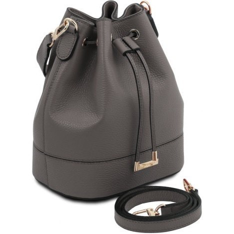 Кожаная сумка Tuscany Leather TL Bag TL142146 Серый - фото №2