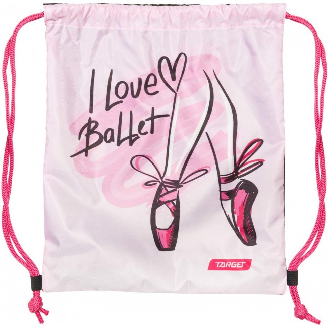 Сумка для обуви Target Gym bag reflex I love Ballet Розовый - фото №2