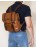 Рюкзак кожаный Carlo Gattini 3005 Коньяк - фото №5