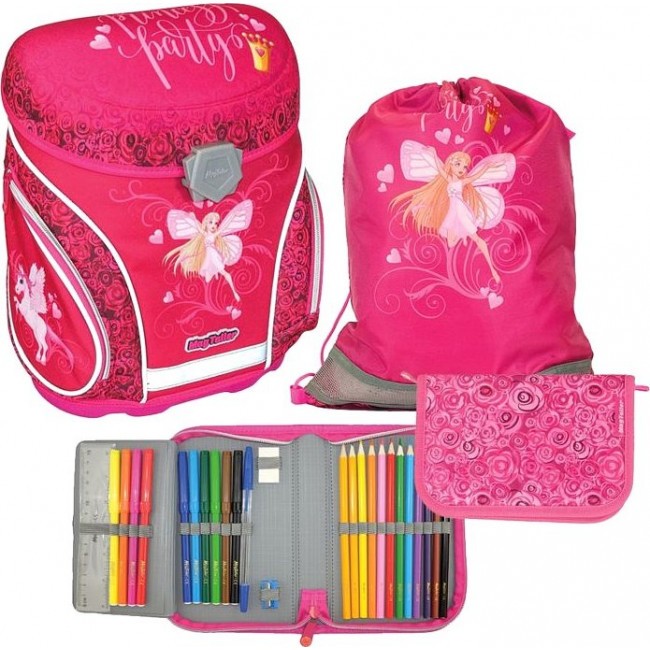 Рюкзак Mag Taller  J-flex с наполнением Принцесса (розовый) - фото №1