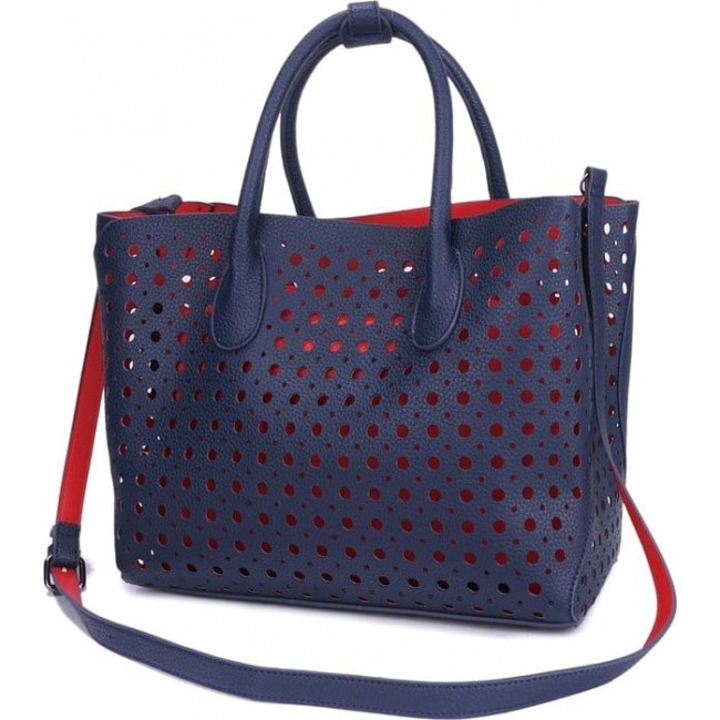Женская сумка OrsOro DS-805 Синий, Красный - фото №2