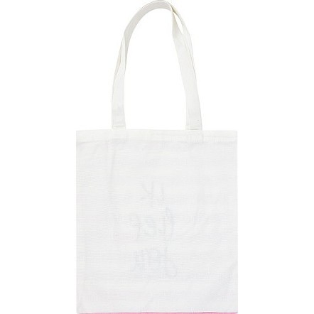Эко-сумка шоппер Kawaii Factory Полоски красные белая - фото №2