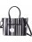Женская сумка OrsOro DW-860 Черный и белый - фото №3