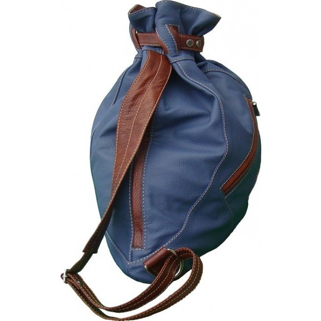 Рюкзак через плечо Sofitone RL 005 D2-B6 Синий - Рыжий - фото №5