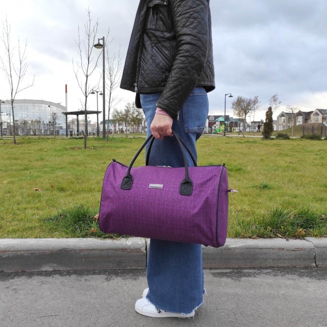 Дорожная сумка Polar П7112ж Фиолетовый - фото №8