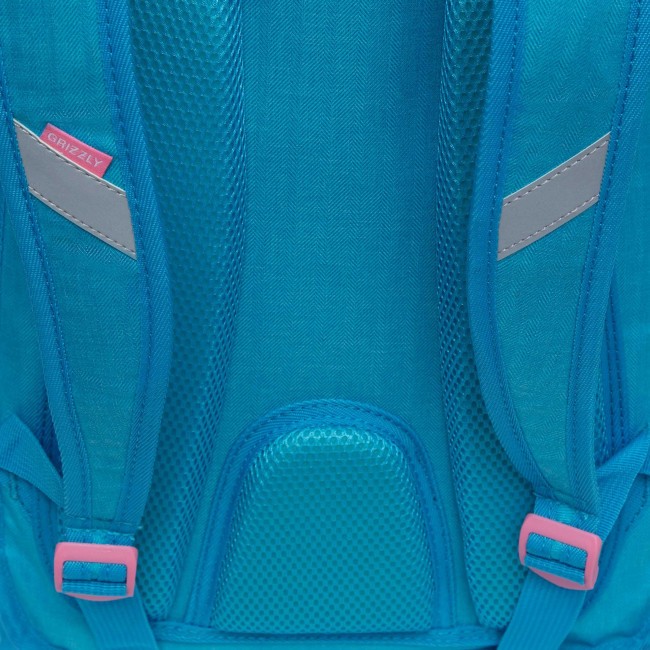 Рюкзак школьный Grizzly RG-169-1 Зайчик голубой - фото №8