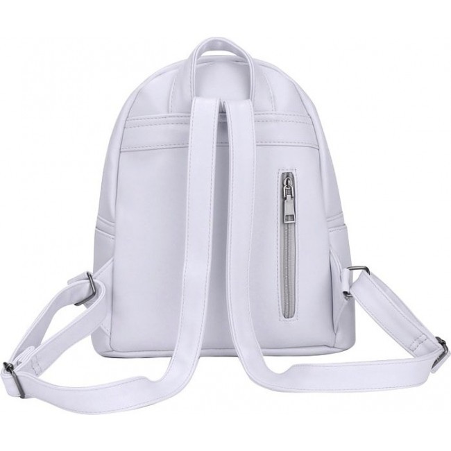 Женский рюкзак OrsOro DS-909 Белый с цветами - фото №3