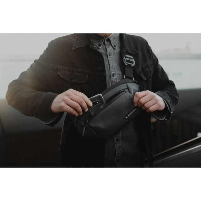 Сумка слинг HEIMPLANET Sling Pocket XL Black - фото №11